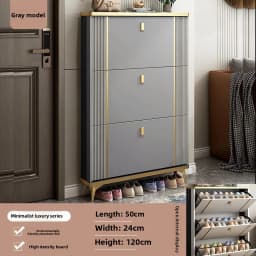 Ultra Thin Shoe Cabinet Modern Flip Door Shoe Storage Cabinet Large Capacity Entrance Organizer Slim Hallway Furniture HomeDecor