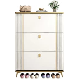 Ultra Thin Shoe Cabinet Modern Flip Door Shoe Storage Cabinet Large Capacity Entrance Organizer Slim Hallway Furniture HomeDecor