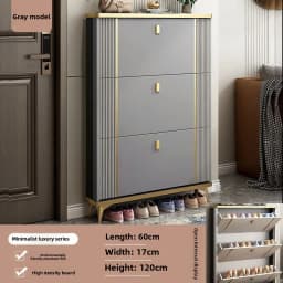 Ultra Thin Shoe Cabinet Modern Flip Door Shoe Storage Cabinet Large Capacity Entrance Organizer Slim Hallway Furniture HomeDecor