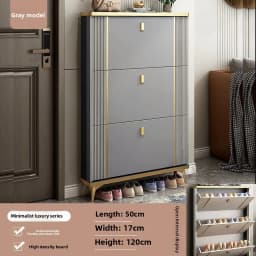 Ultra Thin Shoe Cabinet Modern Flip Door Shoe Storage Cabinet Large Capacity Entrance Organizer Slim Hallway Furniture HomeDecor