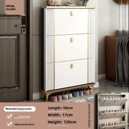 Ultra Thin Shoe Cabinet Modern Flip Door Shoe Storage Cabinet Large Capacity Entrance Organizer Slim Hallway Furniture HomeDecor