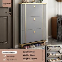 Ultra Thin Shoe Cabinet Modern Flip Door Shoe Storage Cabinet Large Capacity Entrance Organizer Slim Hallway Furniture HomeDecor