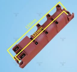 AC 220V DC 1.5V Gas Stove AC Pulse Safe Efficient Pulse Igniter 4 Terminal Four Outlets Connections European Oven Stove Ignition