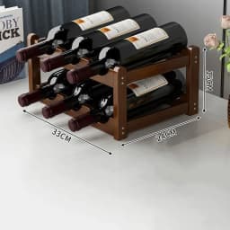 Red Wine Rack Decoration Household Grid Wine Display Rack Table Creative Wine Bottle Rack Simple Wine Cabinet Assemble Storage R