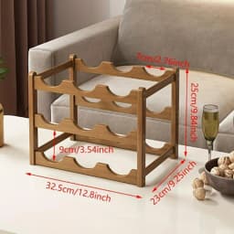 Red Wine Rack Decoration Household Grid Wine Display Rack Table Creative Wine Bottle Rack Simple Wine Cabinet Assemble Storage R