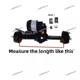 Electric tricycle motor assembly rear axle motor gearbox