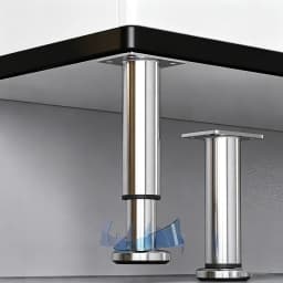 Stainless Steel Furniture Support Legs 38mm~250mm Adjustable Sofa Feet Bed Legs Table DIY Heightening Load-Bearing Accessories