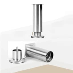 Stainless Steel Furniture Support Legs 38mm~250mm Adjustable Sofa Feet Bed Legs Table DIY Heightening Load-Bearing Accessories