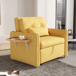 ky-Modern Sofa Cum Bed One Seater Fabric Sleeper Sofa Bed Multifunctional Adjustable Single Folding Sofa Bed)
