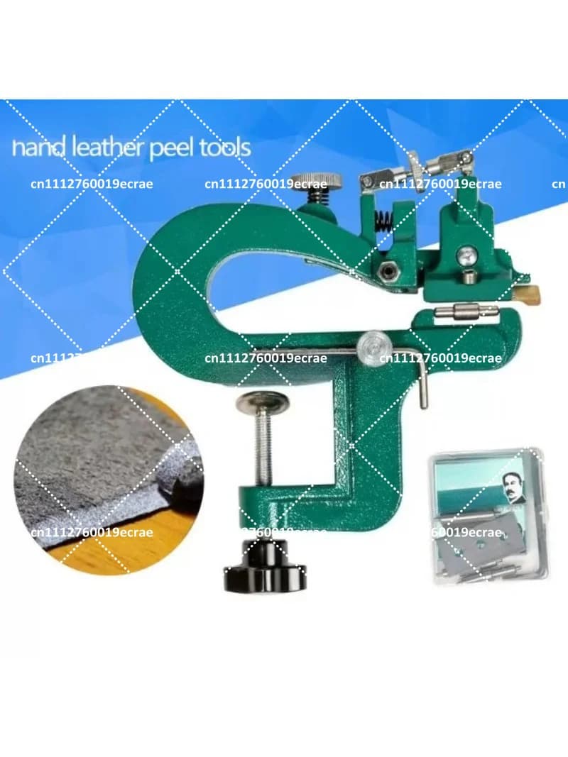 Manual vegetable tanned leather peeling machine N peeling piece 809BP black leather machine bag thinning machine manual cutting