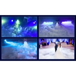 5000W High Output Smoke Fog Machine for Wedding Party Stage Performance Water Mist Sprayer Triple Tube