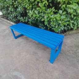 &Traditional Modern Cast Iron Steel Bench Outdoor Use Gym Mall Hospital Patio Courtyard Park Garden Street Public Complex Easy