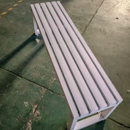 &Traditional Modern Cast Iron Steel Bench Outdoor Use Gym Mall Hospital Patio Courtyard Park Garden Street Public Complex Easy