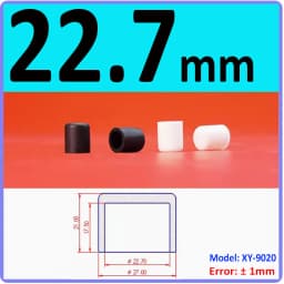 White Silicone Rubber Round Anti-Slip Protective Sleeve 3~56.5mm Dust Seal Blanking End Stopper Protection Cover Round End Cap