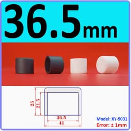 White Silicone Rubber Round Anti-Slip Protective Sleeve 3~56.5mm Dust Seal Blanking End Stopper Protection Cover Round End Cap