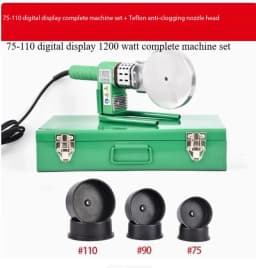 20-110mm Portable Fusion Welder for PE/PPR Pipes, Socket Welding Machine with Stand – Lightweight Plumbing Tool