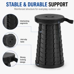 Foldable FishingChair PortableLightweight with Carry Bag for Camping OutdoorComfort Durable Support Camping Chairs Folding Chair