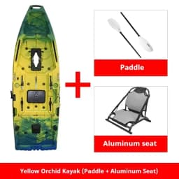 HDPE Modular Kayak Electric/Pedal-Driven Inflatable Kayak Portable Lightweight Fishing Kayak Canoe with Durable Accessories