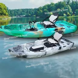 HDPE Modular Kayak Electric/Pedal-Driven Inflatable Kayak Portable Lightweight Fishing Kayak Canoe with Durable Accessories