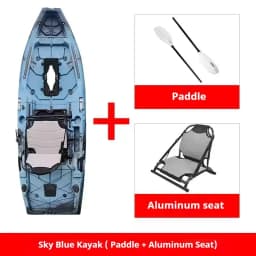 HDPE Modular Kayak Electric/Pedal-Driven Inflatable Kayak Portable Lightweight Fishing Kayak Canoe with Durable Accessories