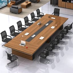 Meeting Room Large Conference Table Long Table Simple Modern Office Negotiation Reception Table And Chair Combination