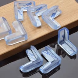 Child Safety Table Corner Protector 1/4PCS Transparent Liquid Silicone Anticollision Edge Cover Home Furniture Bumper Accessory