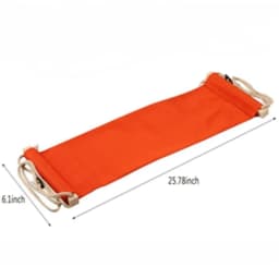 Creative Pastoral Resting Hammock Adjustable Polyester Cotton Cloth Foot Hammock Comfortable Office Desk Resting Swing
