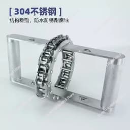 Stainless steel H-shaped stretch handle High pull down Low pull Sitting rowing handle Strength equipment accessories 1pcs