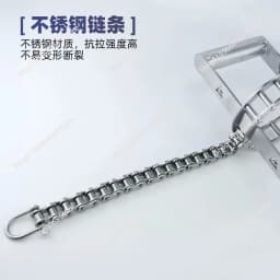 Stainless steel H-shaped stretch handle High pull down Low pull Sitting rowing handle Strength equipment accessories 1pcs