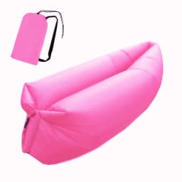 Outdoor Portable Inflatable Sofa Outdoor Seating Inflatable Air Inflatable Lounger Blow Up Chair Bag Banana Camping Bed Beanbag