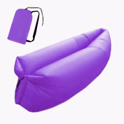 Outdoor Portable Inflatable Sofa Outdoor Seating Inflatable Air Inflatable Lounger Blow Up Chair Bag Banana Camping Bed Beanbag