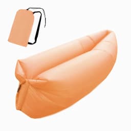 Outdoor Portable Inflatable Sofa Outdoor Seating Inflatable Air Inflatable Lounger Blow Up Chair Bag Banana Camping Bed Beanbag