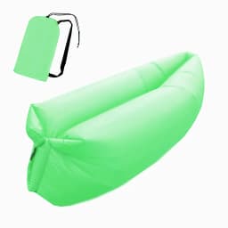 Outdoor Portable Inflatable Sofa Outdoor Seating Inflatable Air Inflatable Lounger Blow Up Chair Bag Banana Camping Bed Beanbag