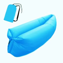 Outdoor Portable Inflatable Sofa Outdoor Seating Inflatable Air Inflatable Lounger Blow Up Chair Bag Banana Camping Bed Beanbag