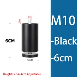 Adjustable Furniture Leg M8 M10 Aluminum Alloy Table Legs For TV Cabinet/Wardrobe Cabinet Furniture Support Hardware