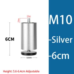 Adjustable Furniture Leg M8 M10 Aluminum Alloy Table Legs For TV Cabinet/Wardrobe Cabinet Furniture Support Hardware