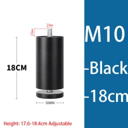 Adjustable Furniture Leg M8 M10 Aluminum Alloy Table Legs For TV Cabinet/Wardrobe Cabinet Furniture Support Hardware