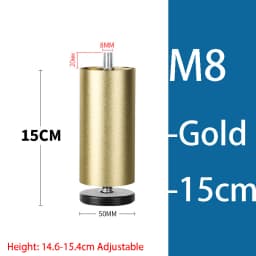 Adjustable Furniture Leg M8 M10 Aluminum Alloy Table Legs For TV Cabinet/Wardrobe Cabinet Furniture Support Hardware