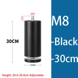 Adjustable Furniture Leg M8 M10 Aluminum Alloy Table Legs For TV Cabinet/Wardrobe Cabinet Furniture Support Hardware