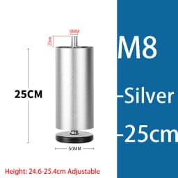 Adjustable Furniture Leg M8 M10 Aluminum Alloy Table Legs For TV Cabinet/Wardrobe Cabinet Furniture Support Hardware