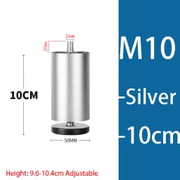 Adjustable Furniture Leg M8 M10 Aluminum Alloy Table Legs For TV Cabinet/Wardrobe Cabinet Furniture Support Hardware