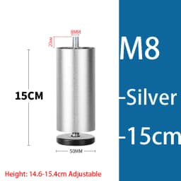 Adjustable Furniture Leg M8 M10 Aluminum Alloy Table Legs For TV Cabinet/Wardrobe Cabinet Furniture Support Hardware