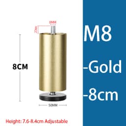 Adjustable Furniture Leg M8 M10 Aluminum Alloy Table Legs For TV Cabinet/Wardrobe Cabinet Furniture Support Hardware