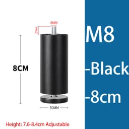Adjustable Furniture Leg M8 M10 Aluminum Alloy Table Legs For TV Cabinet/Wardrobe Cabinet Furniture Support Hardware
