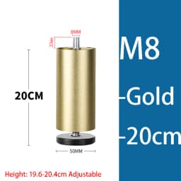 Adjustable Furniture Leg M8 M10 Aluminum Alloy Table Legs For TV Cabinet/Wardrobe Cabinet Furniture Support Hardware