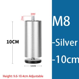 Adjustable Furniture Leg M8 M10 Aluminum Alloy Table Legs For TV Cabinet/Wardrobe Cabinet Furniture Support Hardware