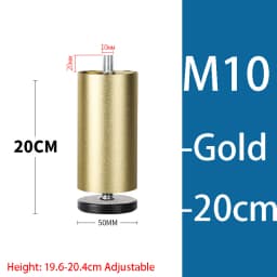 Adjustable Furniture Leg M8 M10 Aluminum Alloy Table Legs For TV Cabinet/Wardrobe Cabinet Furniture Support Hardware