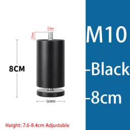 Adjustable Furniture Leg M8 M10 Aluminum Alloy Table Legs For TV Cabinet/Wardrobe Cabinet Furniture Support Hardware