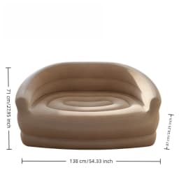 Inflatable Double Sofa, Flocking Inflatable Sofa, Double Inflatable Lazy Sofa Outdoor Sofa Foldable Outdoor Sofa