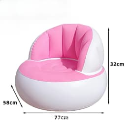Inflatable Double Sofa, Flocking Inflatable Sofa, Double Inflatable Lazy Sofa Outdoor Sofa Foldable Outdoor Sofa